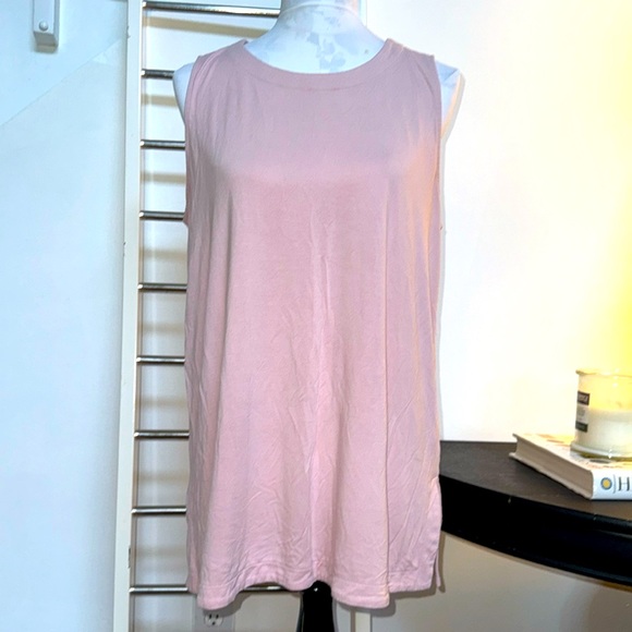 J. Jill Tops - J.jill Wearever Collection Crew Neck Mauve/Pink Sleeveless Tunic
